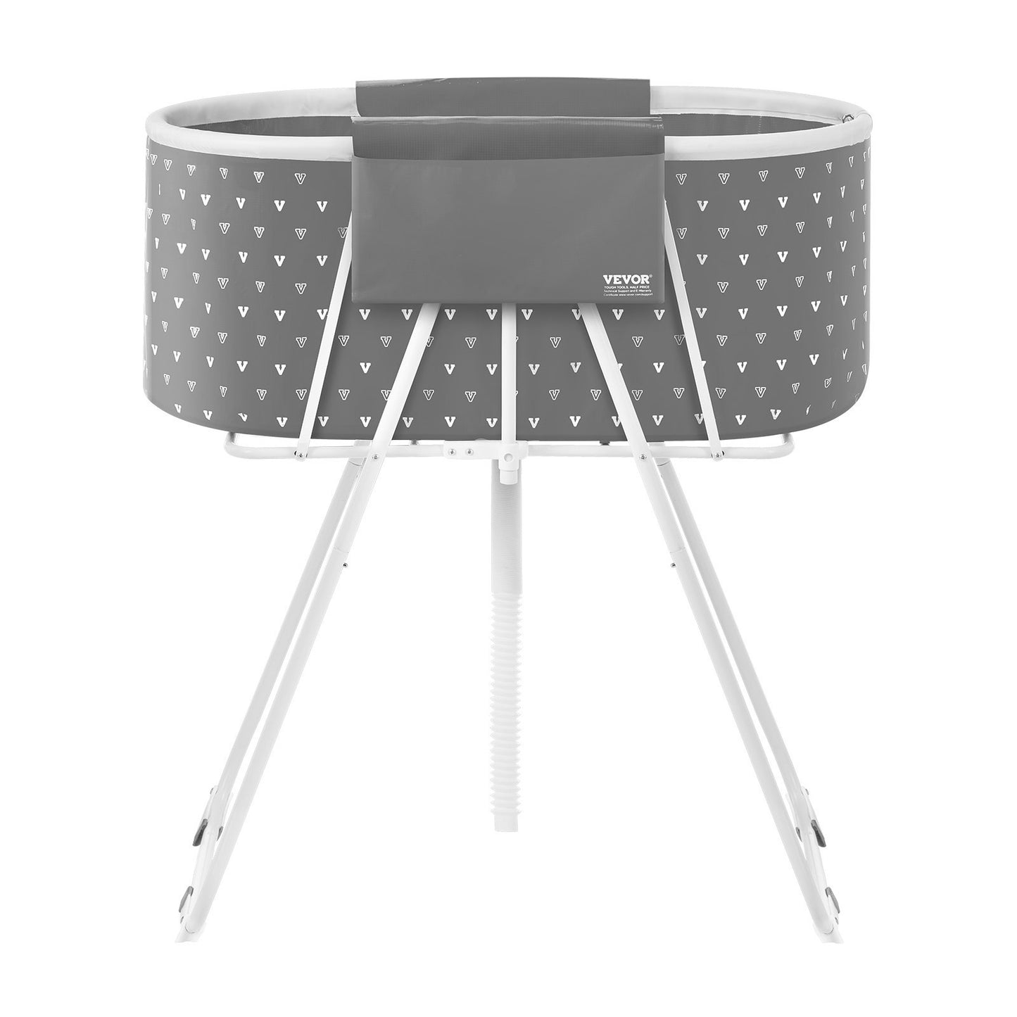 Foldable Dog Bathtub Elevated Grey Shower Station For Small & Medium Dogs & Cats